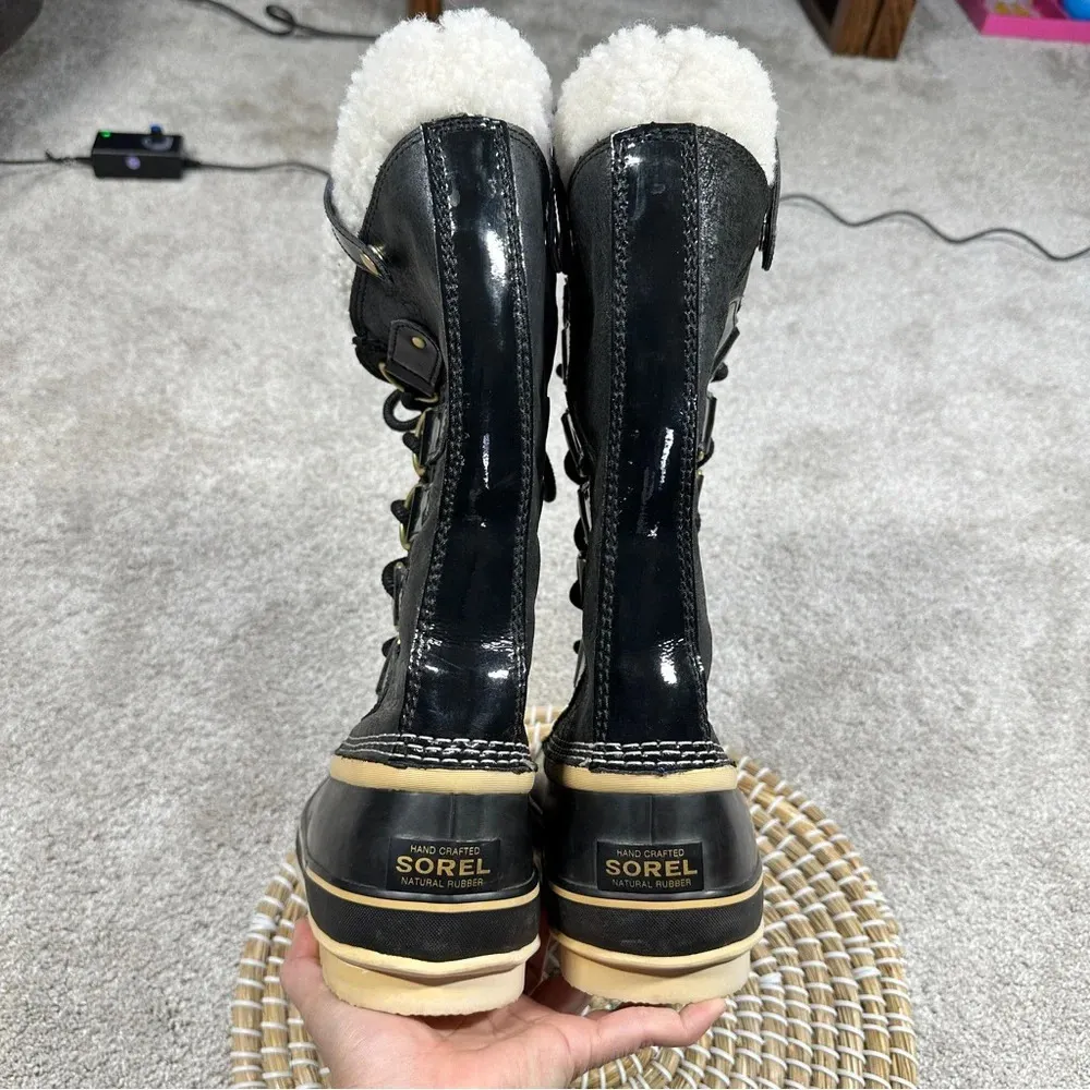 Sorel Women’s Joan of Arctic Genuine Shearling Leather Mid-Calf Holiday Boot 9.5 - Image 7