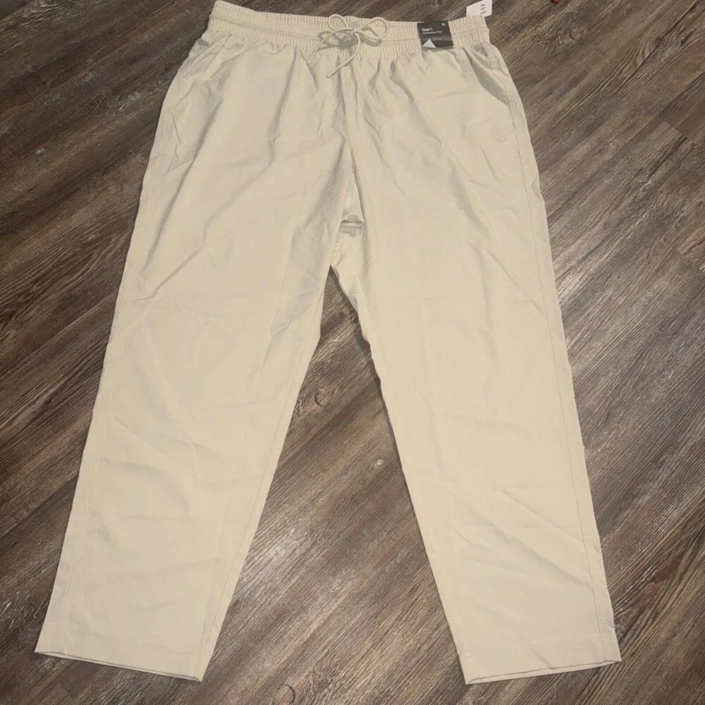 Gap Fit Runaround Pant XL NWT Khaki Athletic Lounge Gym Elastic Waist Bottoms - Image 2