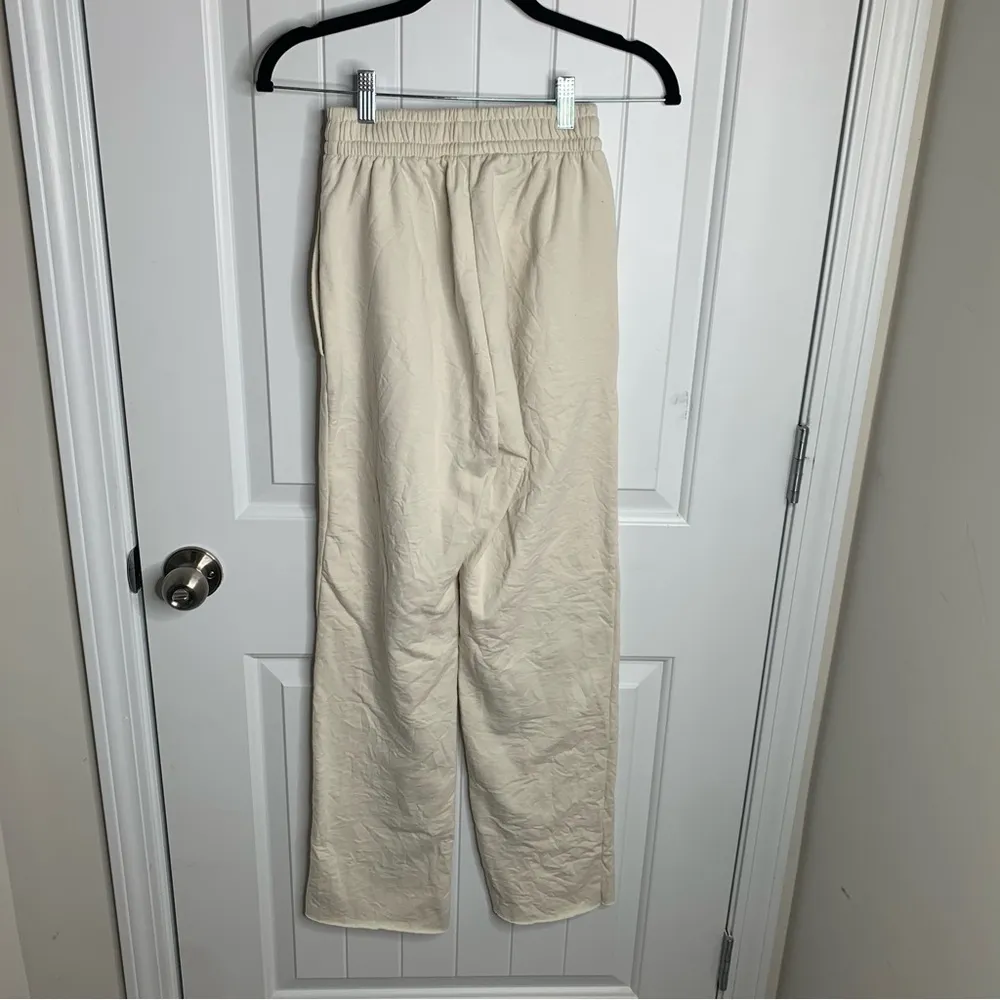 Balenciaga cream sweatpants size XXS loungewear quiet‎ luxury straight leg - Image 4