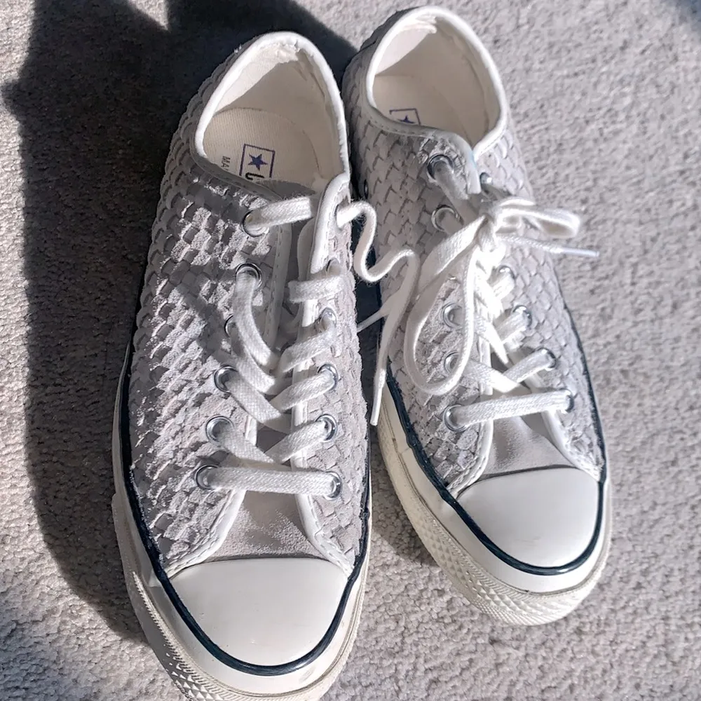 Converse Chuck Taylor All Star 70, WOVEN SUEDE-GREY/WHITE, 6 Men’s / 8 Women’s - Image 10