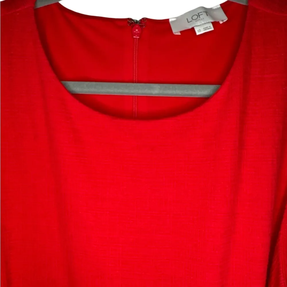 Loft Side Tie Wrap Textured Dress - Image 4