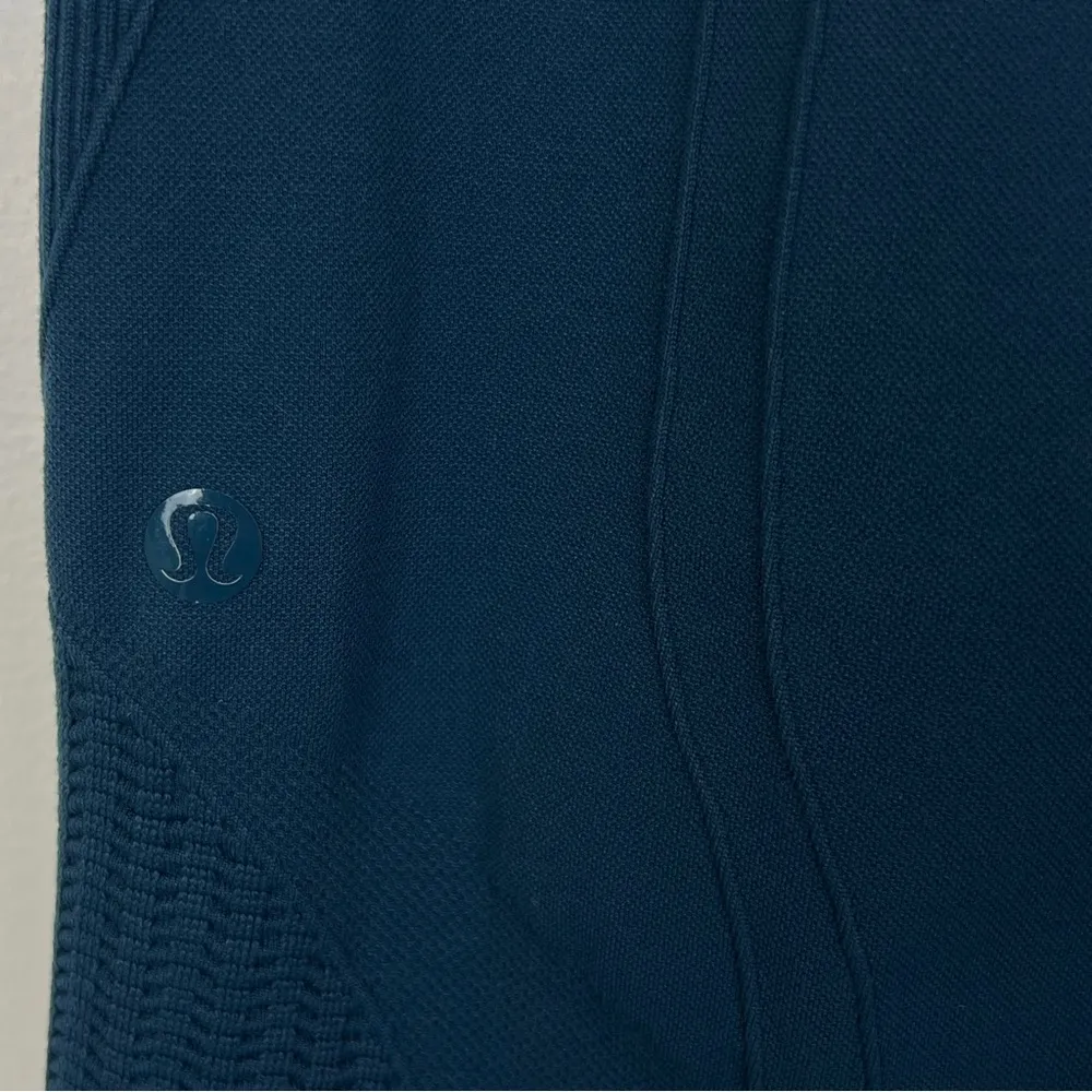 Flow & Go Seamless Crop Tights 12 Astro Teal - Image 4