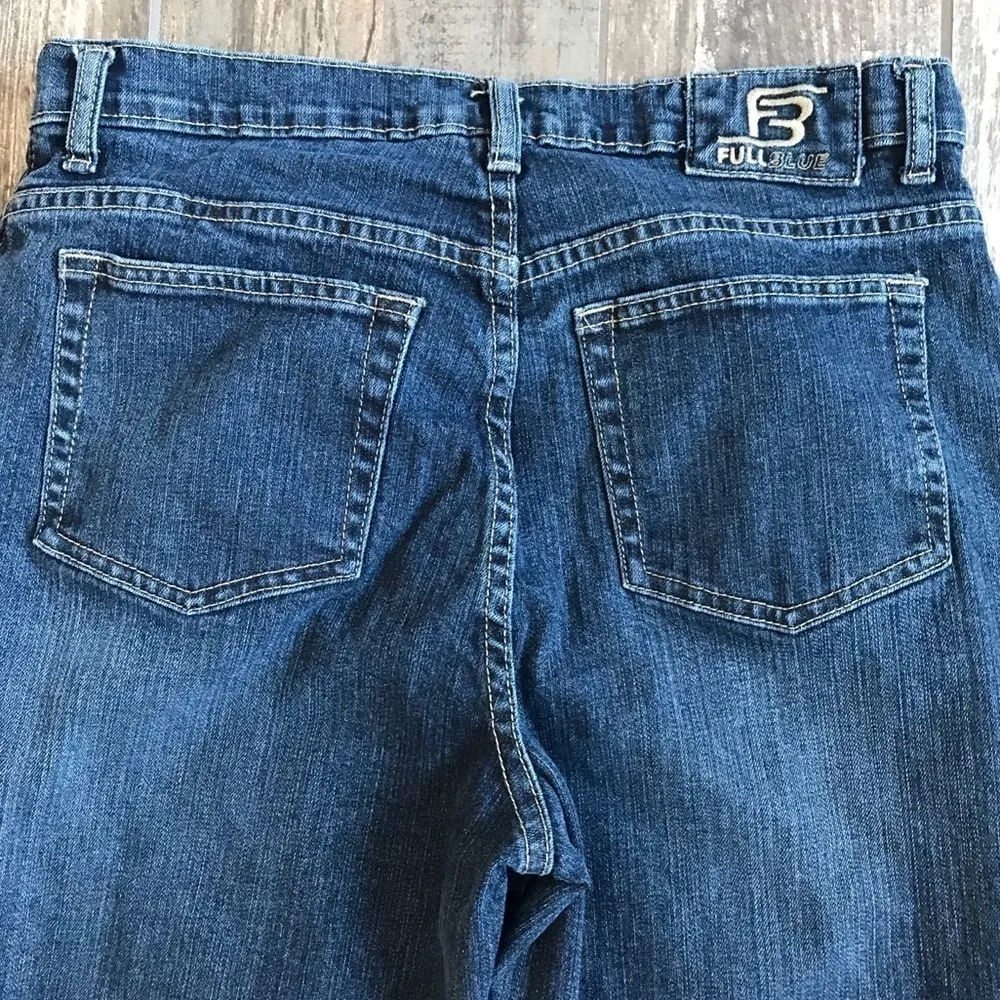 VINTAGE FB Full Blue BB Regular Jeans size 12 - Image 6