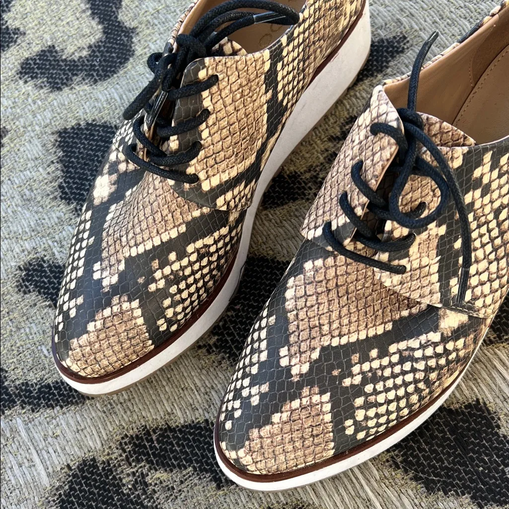 Aldo Snake Print Lace-Up Sneakers - Image 11