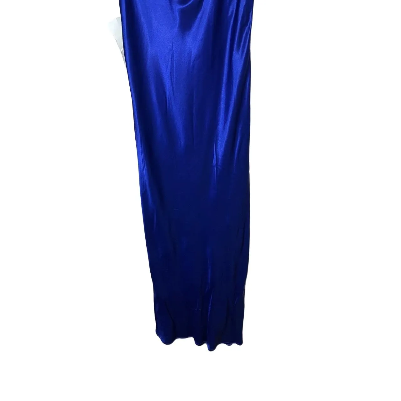 R WEAR RAMPAGE Womens Size‎ 11 Royal Blue Vintage Formal Maxi Velvet Satin - Image 3