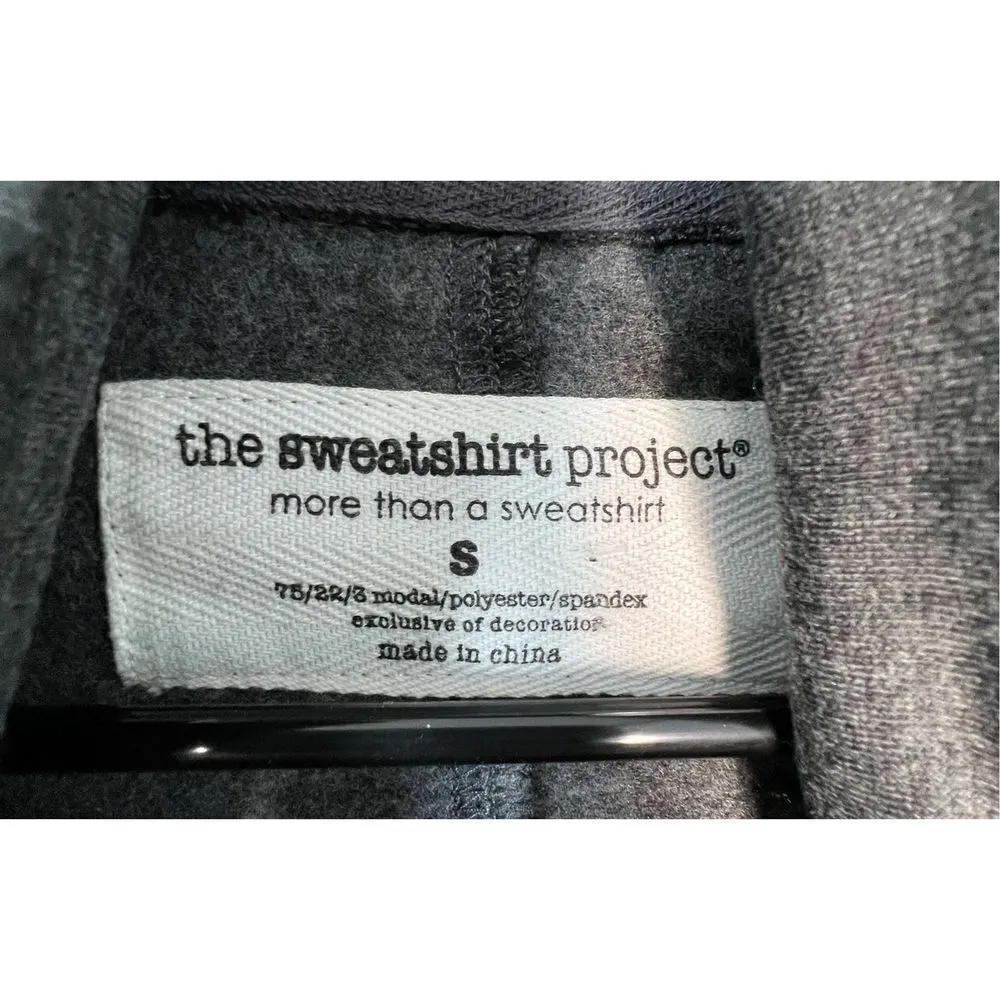 NWT Oversized Crowl Neck Grey Sweater Gray - Image 3