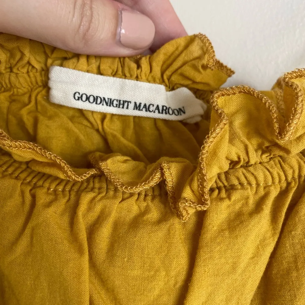 Goodnight Macaroon Mustard Yellow Top - Image 4
