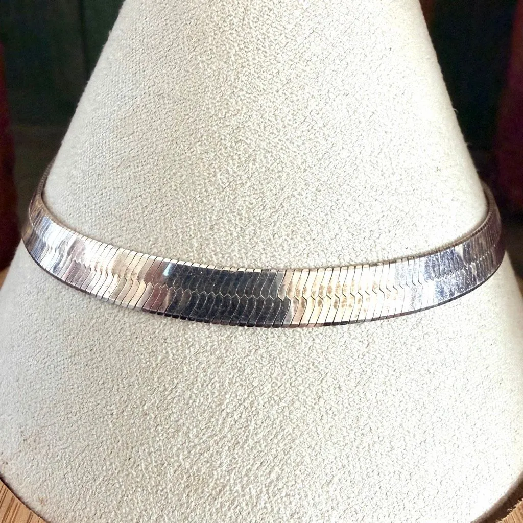 IBB Italy 925 Sterling Silver Herringbone Bracelet - Image 2