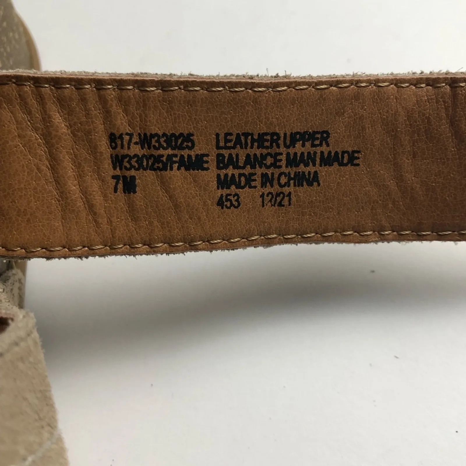 White Mountain Women's Sandra Footbed Secure  Strap Sandals Sz 7 - Image 8