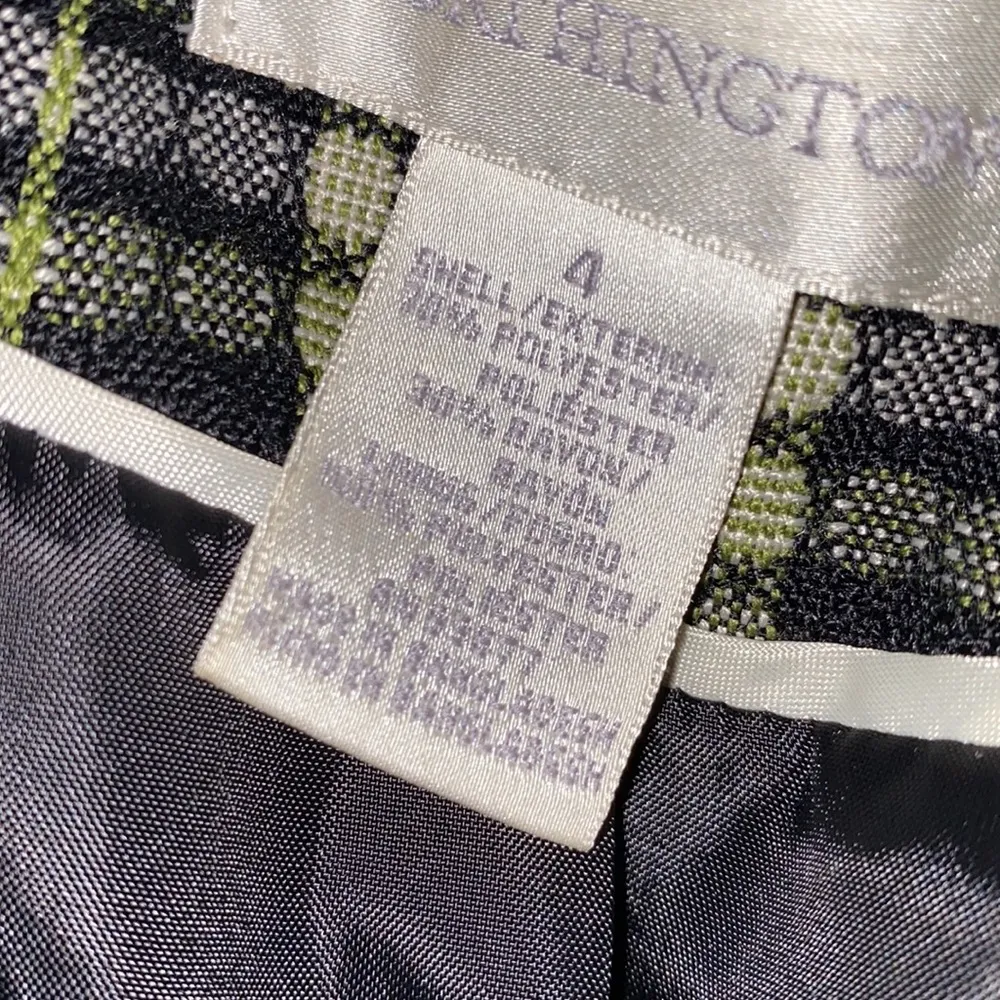 Worthington  plaid trench clueless style jacket size 4 - Image 9