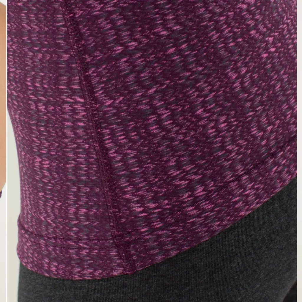 Lululemon Cool Racerback Ziggy Wee August Raspberry Glo Tank Top Women’s Size 2 - Image 4