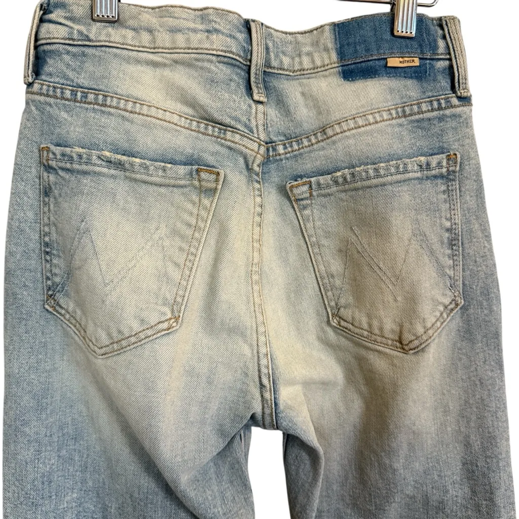 MOTHER The Tripper Skating On Thin Ice Jeans 28 Blue Size 25 - Image 7