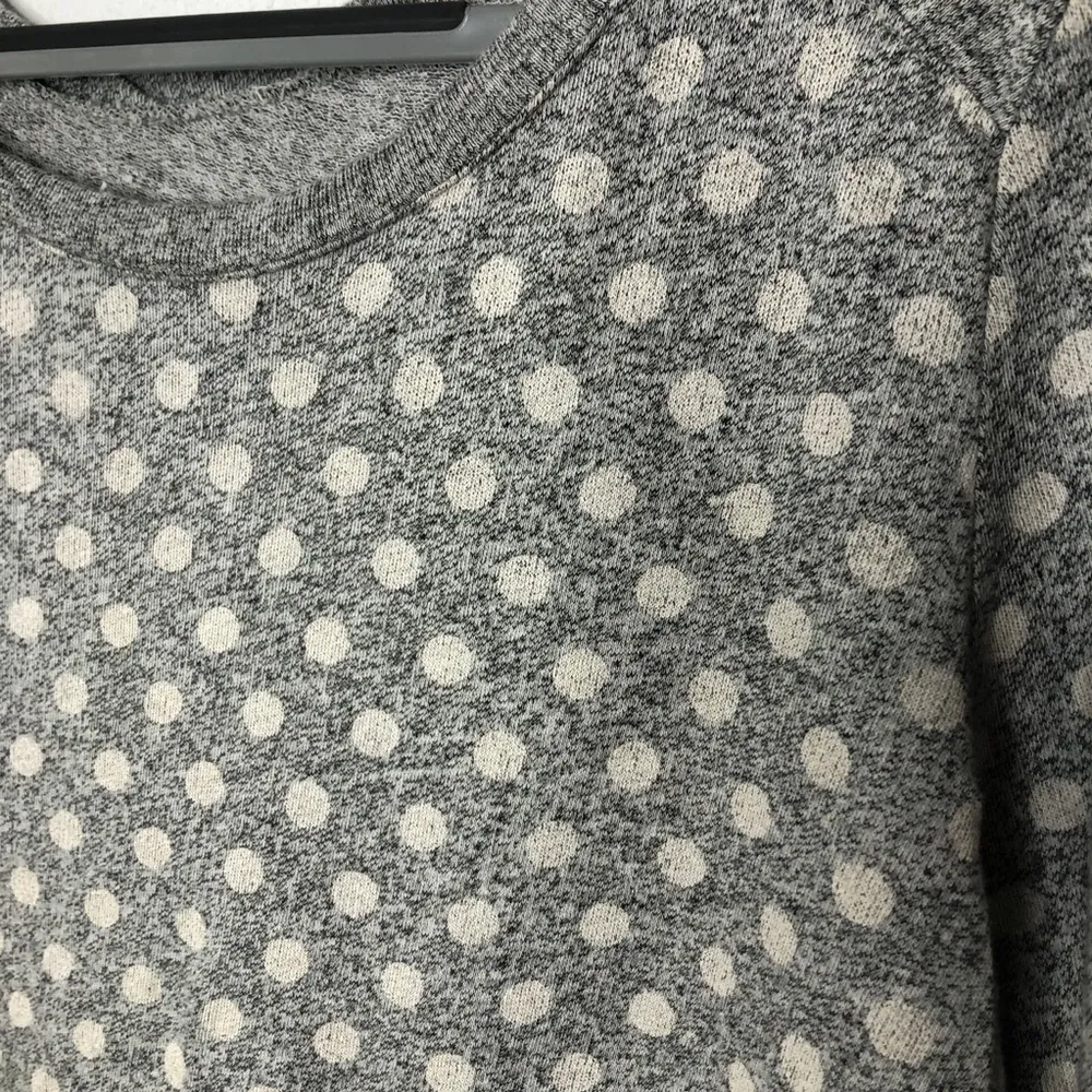 Lane Bryant Heather Gray Polka Dot Sweater size 14/16 - Image 2