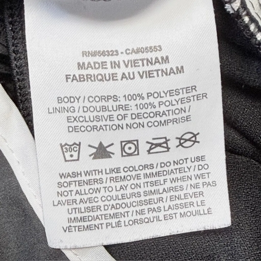 Nike Tempo Dri Fit Black White Lined Running Shorts Women’s 1X Gym Running - Image 12