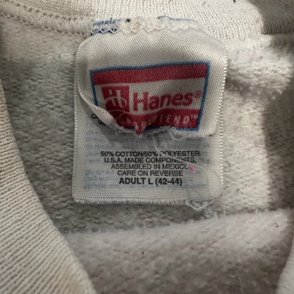 Vintage 90’s Unisex Sz: L SD San Diego Graphic Hanes Crew Neck Sweatshirt. - Image 11