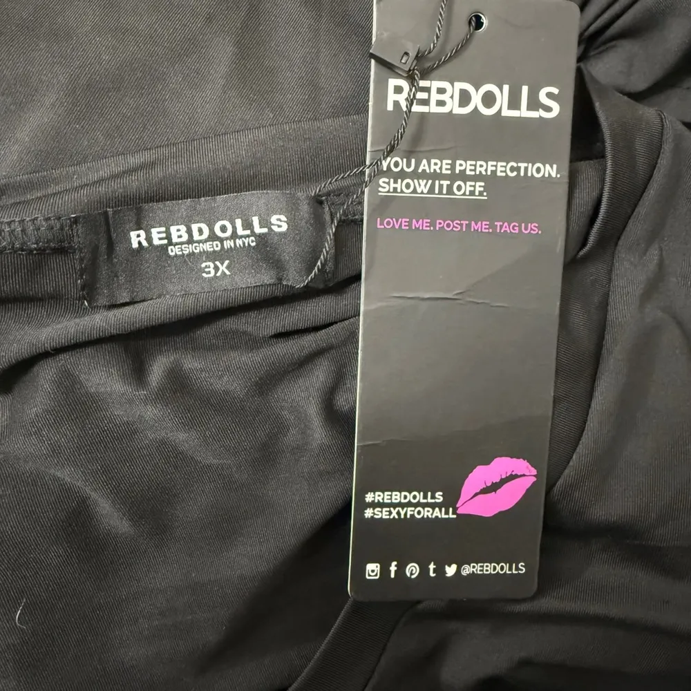 Rebdolls Black Dress Size 3X NWT - Image 7