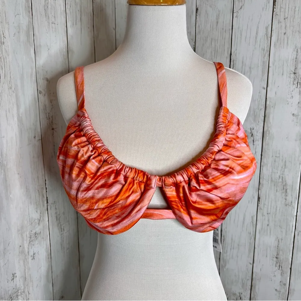 Shade & Shore Upside Down Triangle Bikini Top - Image 2