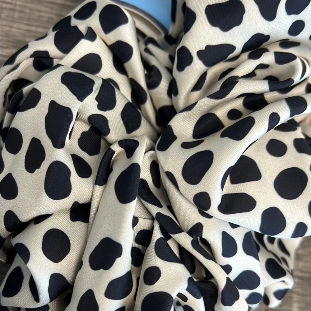 Sunday State | Leopard Print & Cream Scrunchie Set Black - Image 4