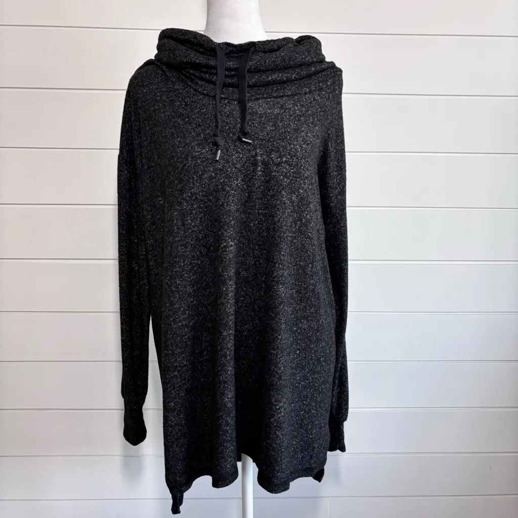 Matherhood Maternity HACCI COWL NECK BLACK SWEATSHIRT SIZE S - Image 2