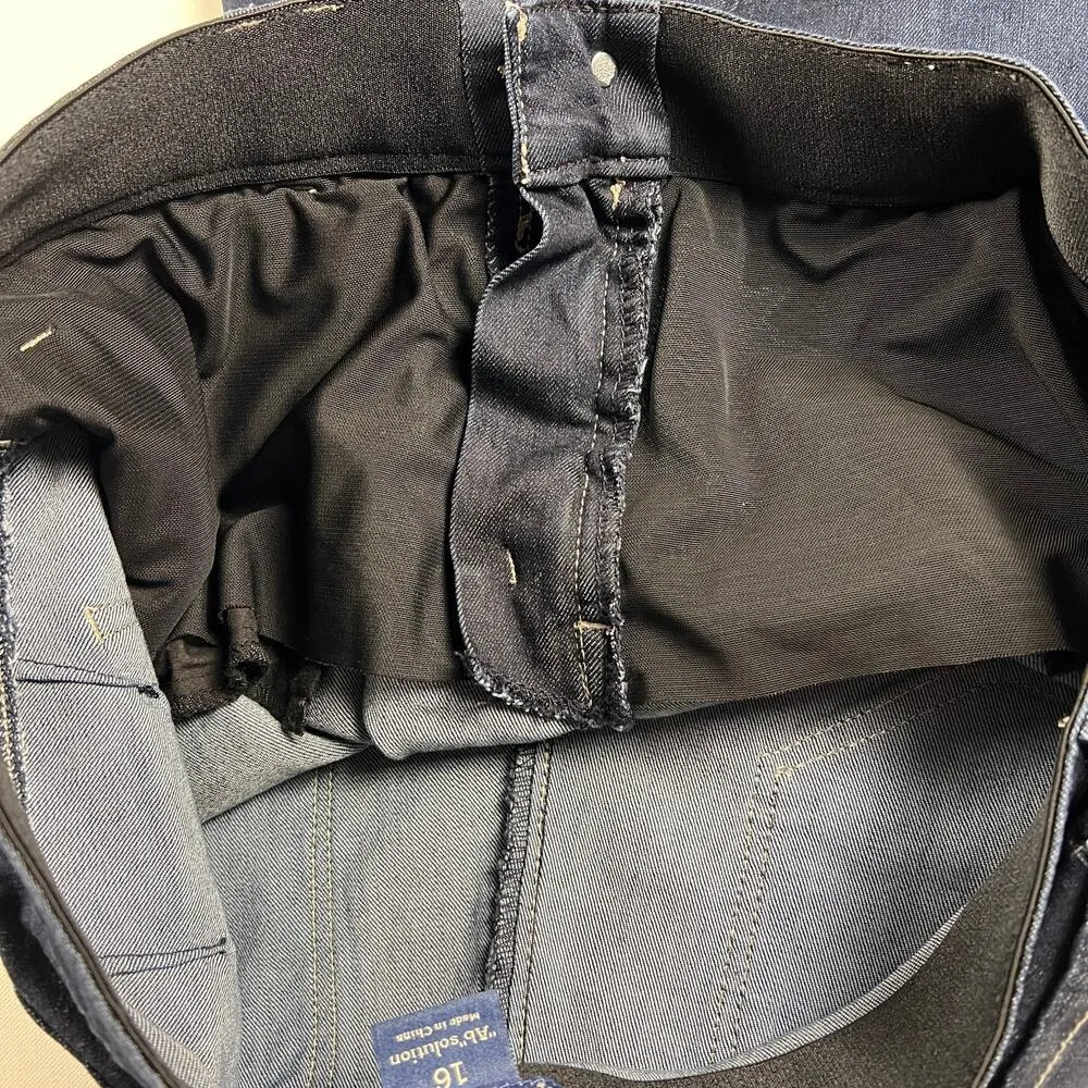 Democracy “Ab"solution® Ankle Skimmer Indigo Tummy Slimming Jeans Size 16 - Image 9
