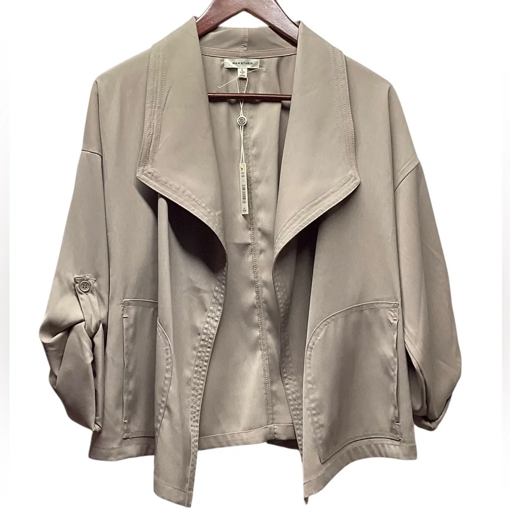 Max Studio  jacket/open blazer. Size Large - Image 3