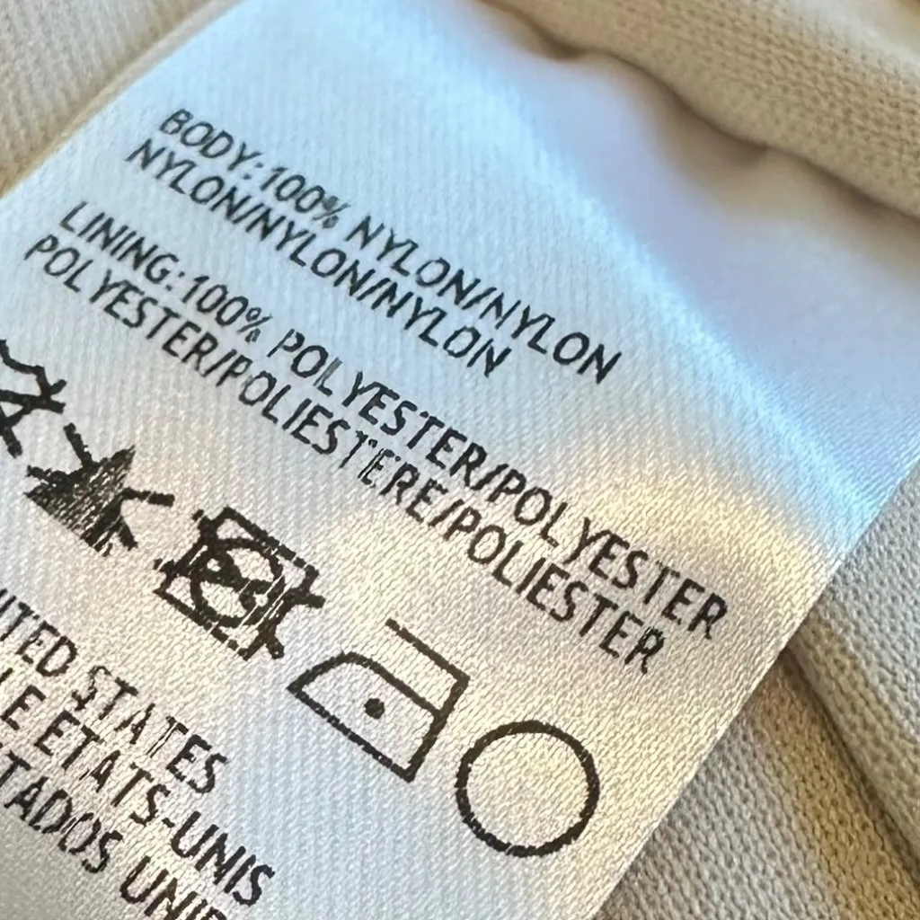 Hitherto BHLDN Eloizia Floral Embroidered Beige Dress Knee Length Size 4 Women's - Image 16