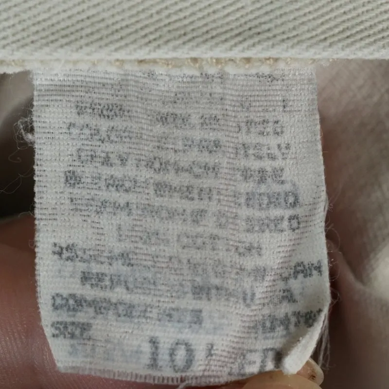 Lee Riveted Cargo Shorts Womens 10 Medium (29x4,5) Tan Cotton High Rise Mom - Image 8