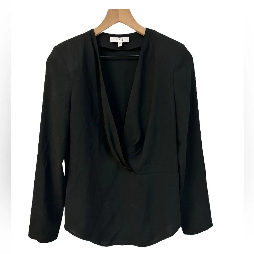 IRO Armene black blouse sz‎ 36/S - Image 5