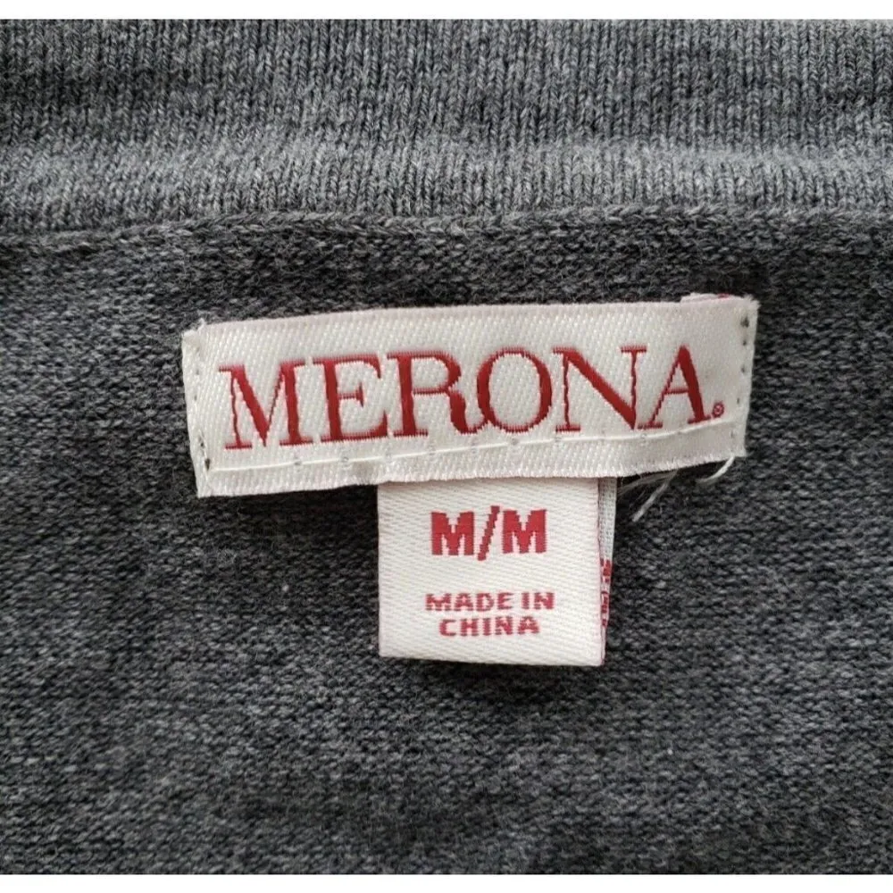 Cardigan Sweater MEDIUM Button - Image 14