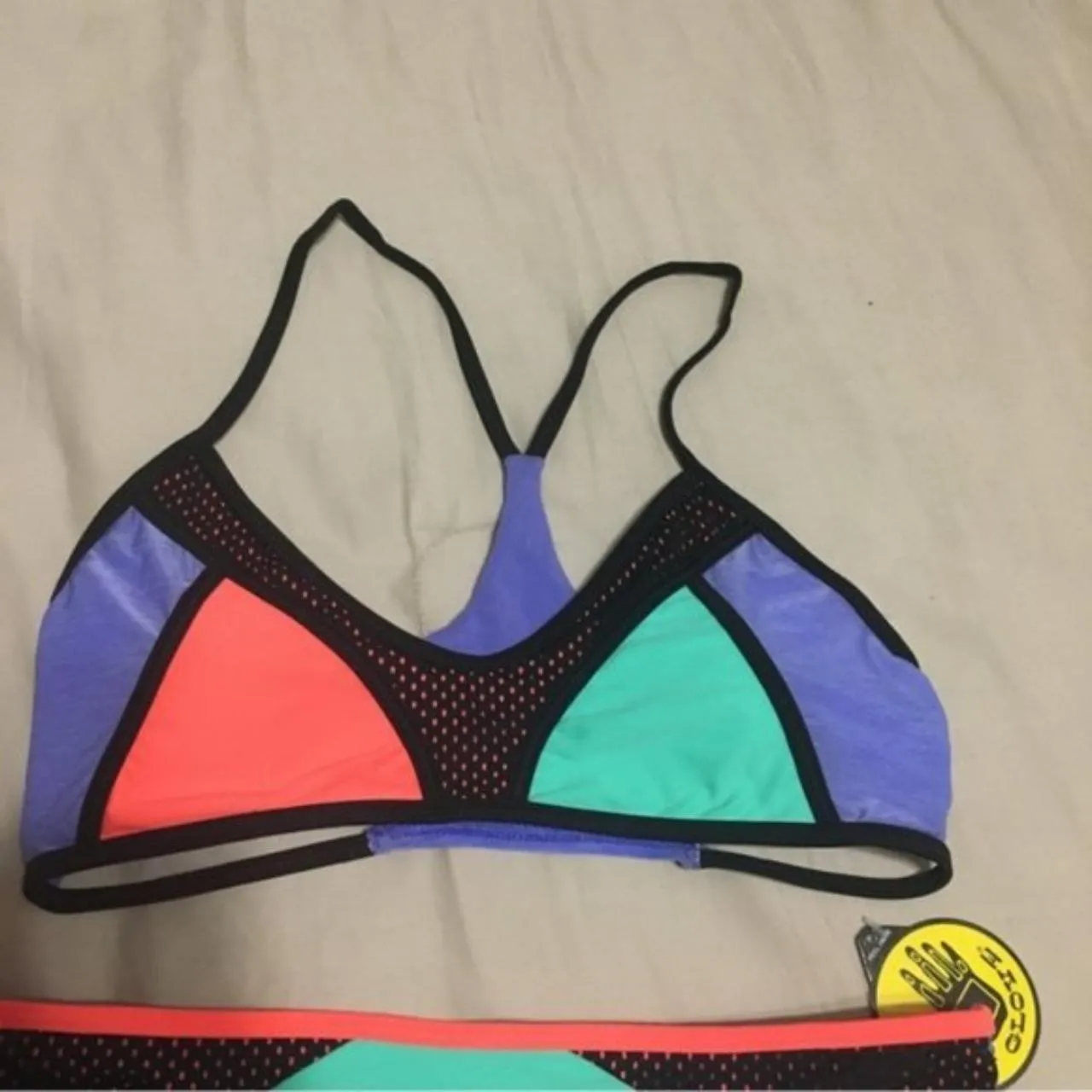 Borderline Alani Halter Bikini Top And Surf Rider Bottoms - Image 5