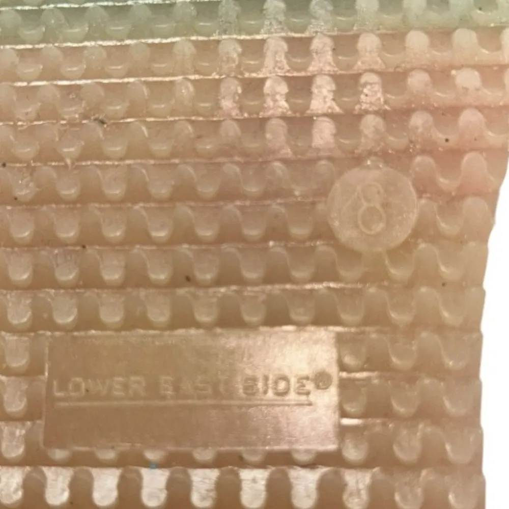 Lower East Side Red Rare Y2K Vintage Platform Flip Flop Sandals Women’s Sz 8 - Image 12