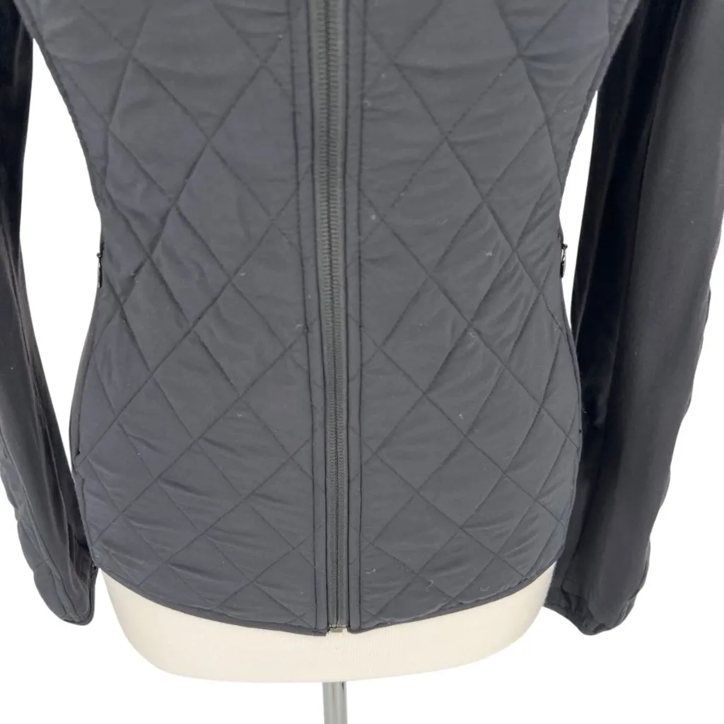 Athleta Upside Quilted Jacket Black Size XS - Image 5