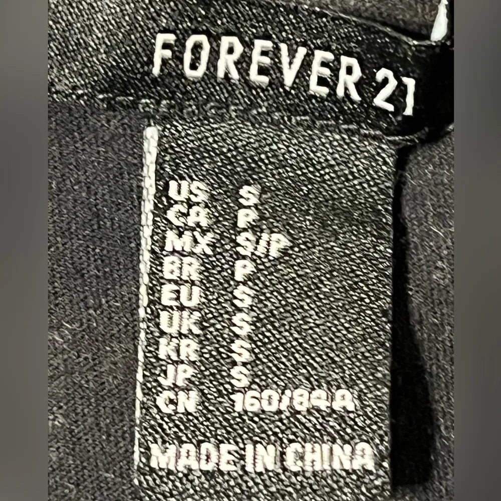 Forever 21 Black Sleeveless Maxi coverup.  Eagle Print - Image 6