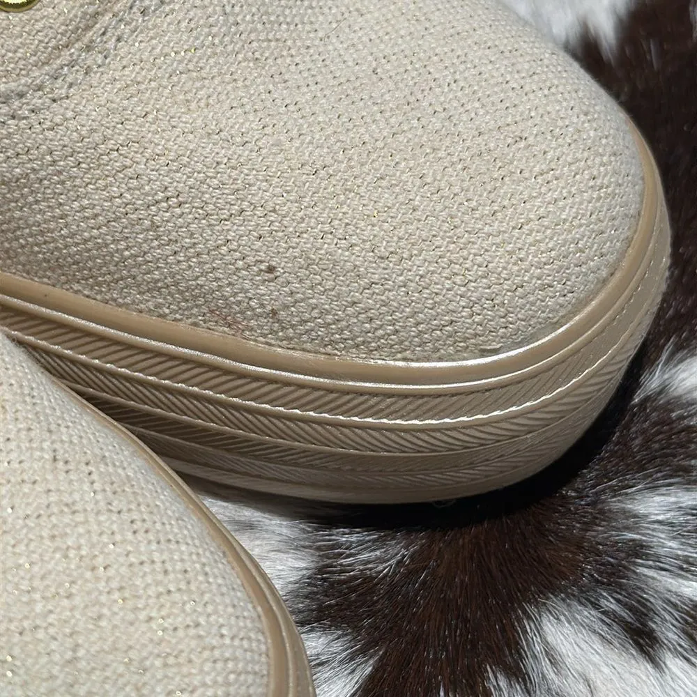 Keds Triple Kick Shimmer Platform Sneakers B82 - Image 4