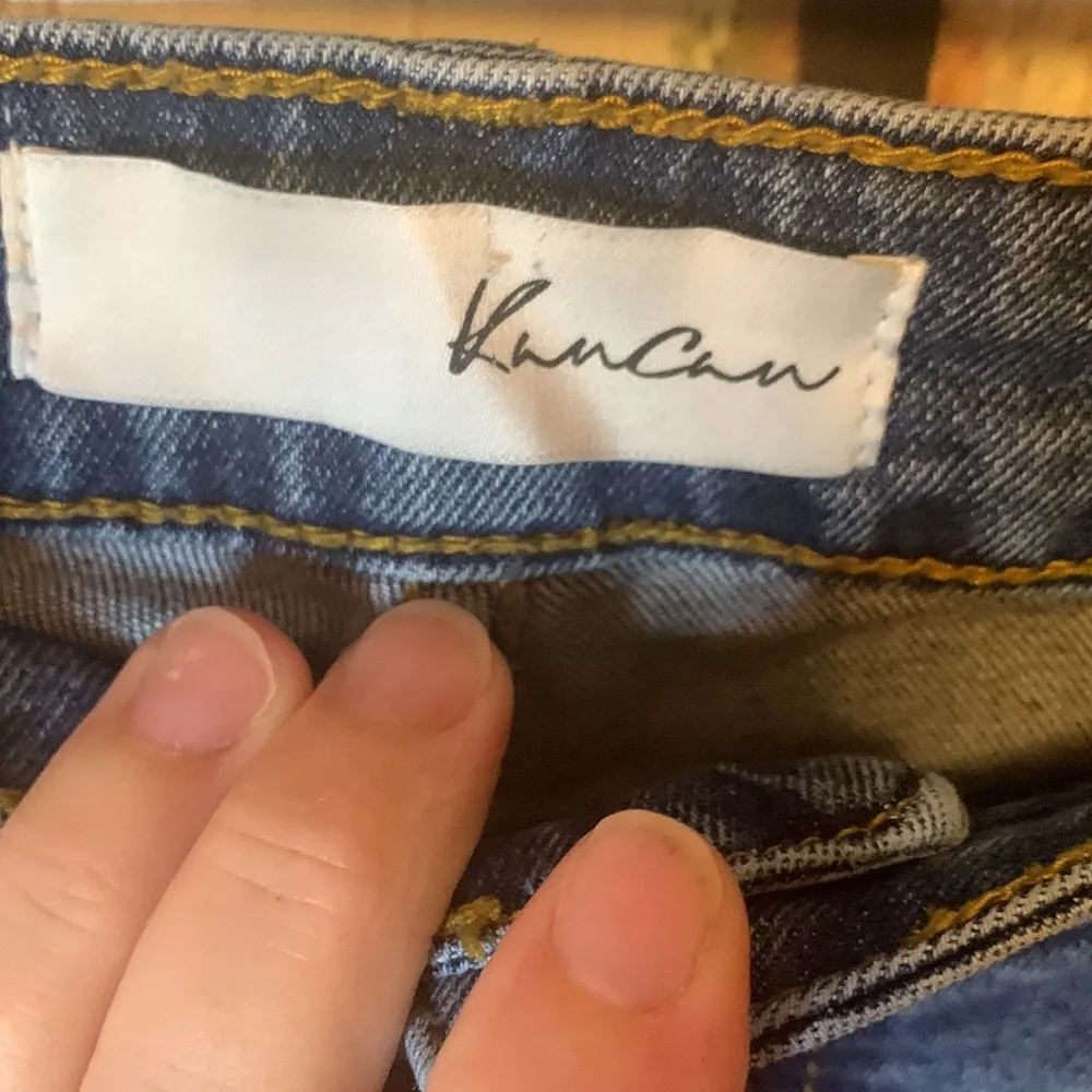 KanCan Distressed Medium-Wash Jeans Size 28/9 - Image 2