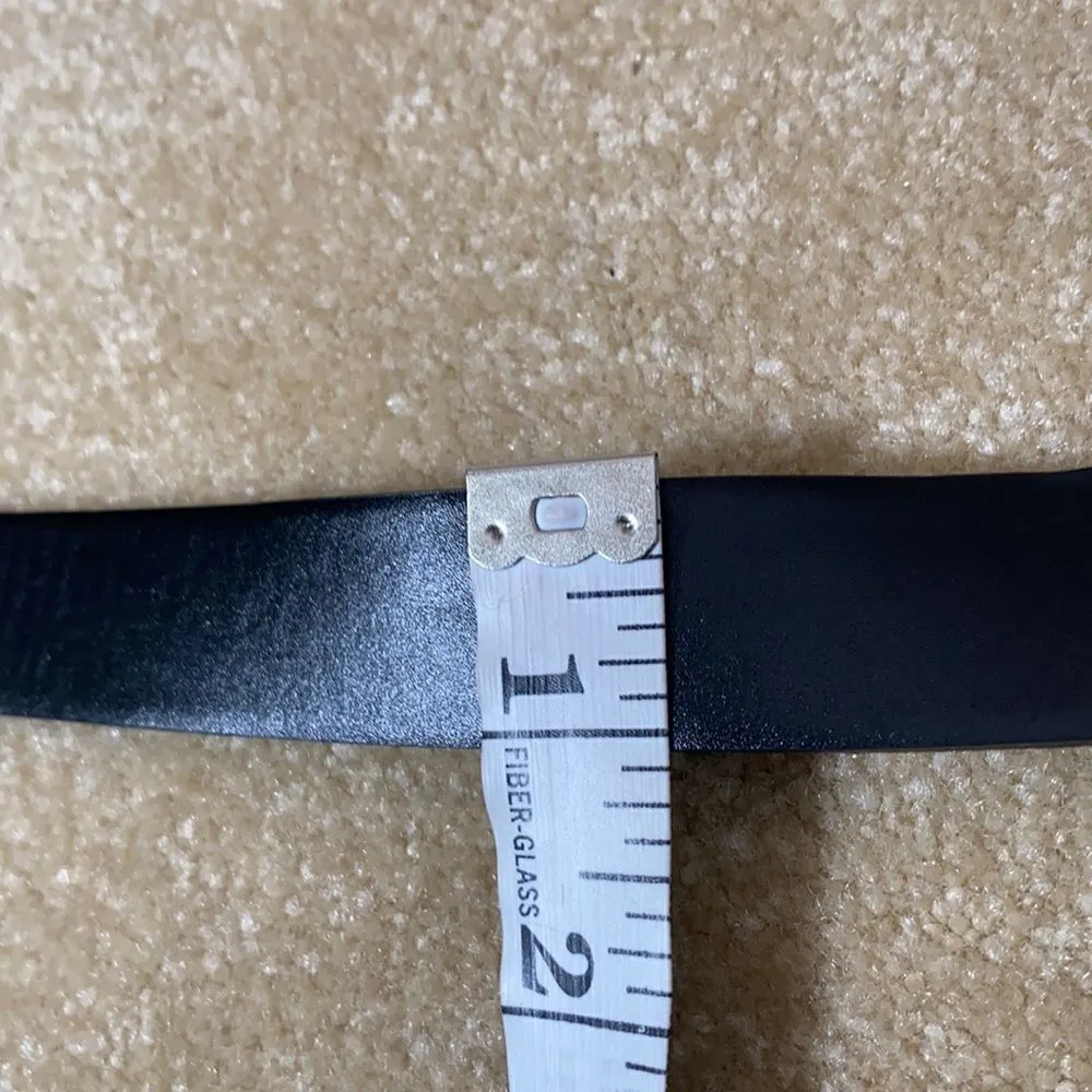 Women’s Black Belt with Goldish Buckle Size S NWT - Image 3