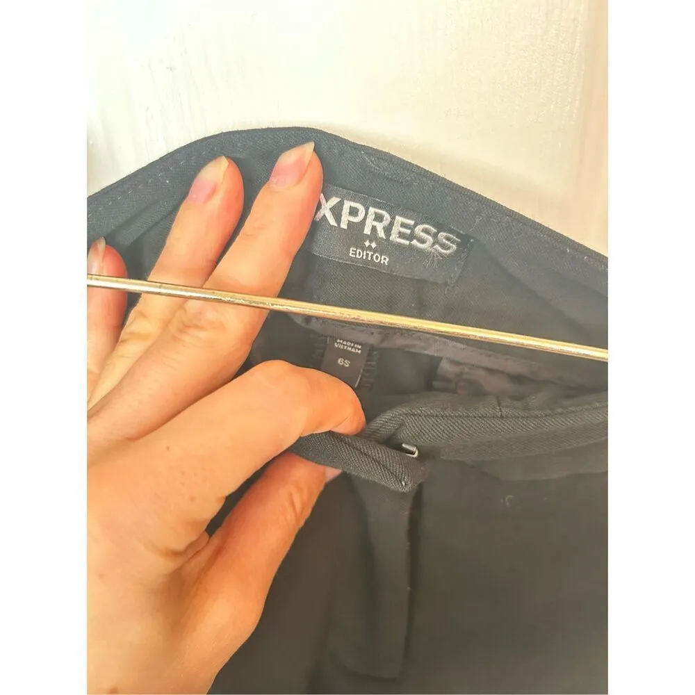 Express work dress pants black editor size 6S work attire office wear - Image 2