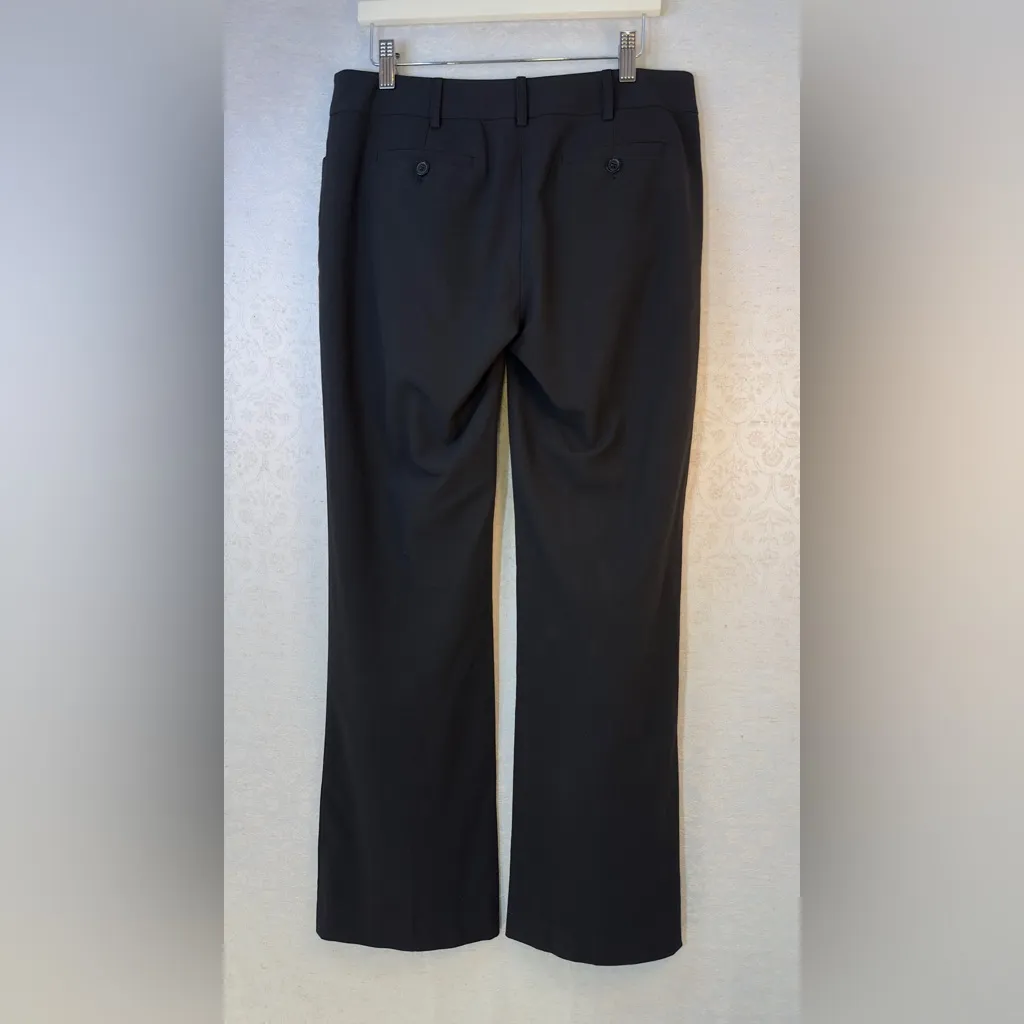 Michael Kors Black Grammercy Fit Dress Pants Trousers Size 2P Petite Wide Leg - Image 11
