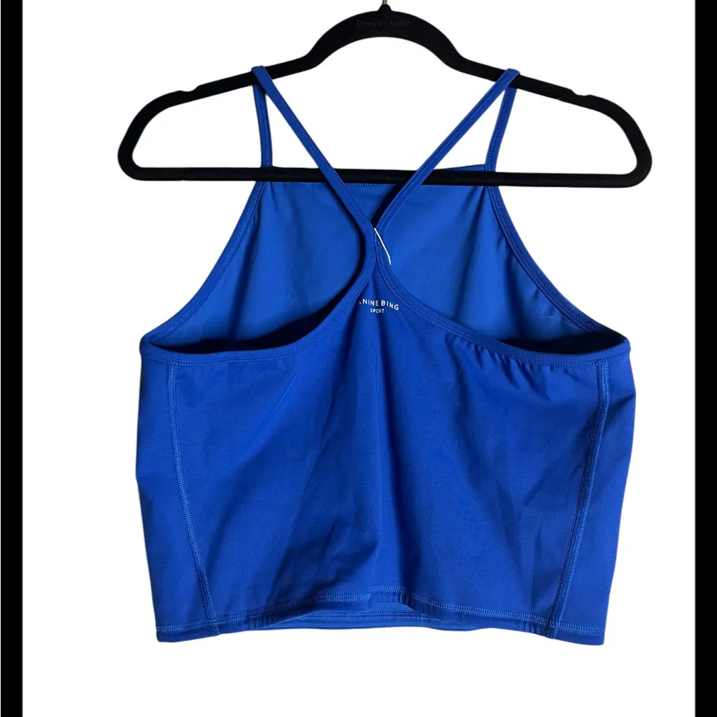 NWT Anine Bing sport Cai Tank  blue size XL - Image 5