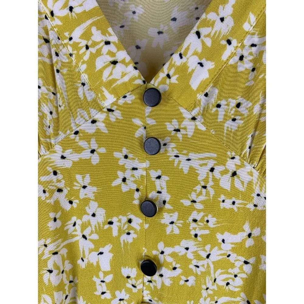 WISH Golden Bloom Floral Crepe V - Image 8