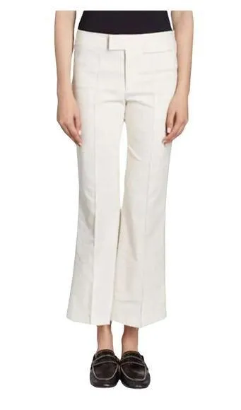 Isabel Marant Size 38 6 M Pants Lyre Flat Front Mid Rise Flare Crop Front Seam - Image 1
