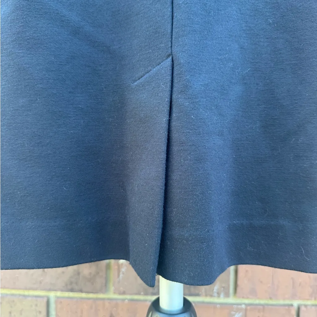 Ann Taylor Black Sheath Dress Womens Size 6 Tall V Neck 3/4 Sleeve Business EUC - Image 8