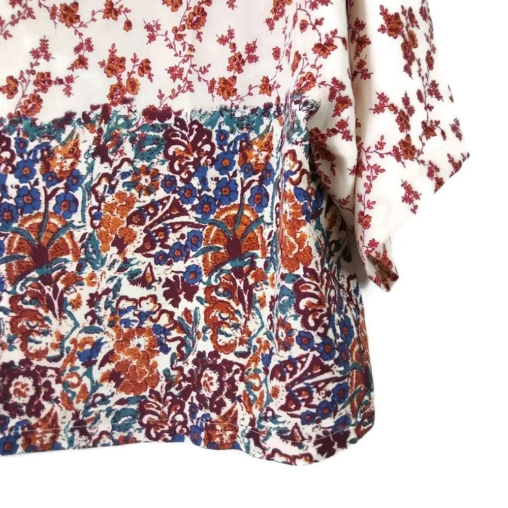 HOUSE OF HARLOW 1960 Small Floral Crop Swing Top - Image 7