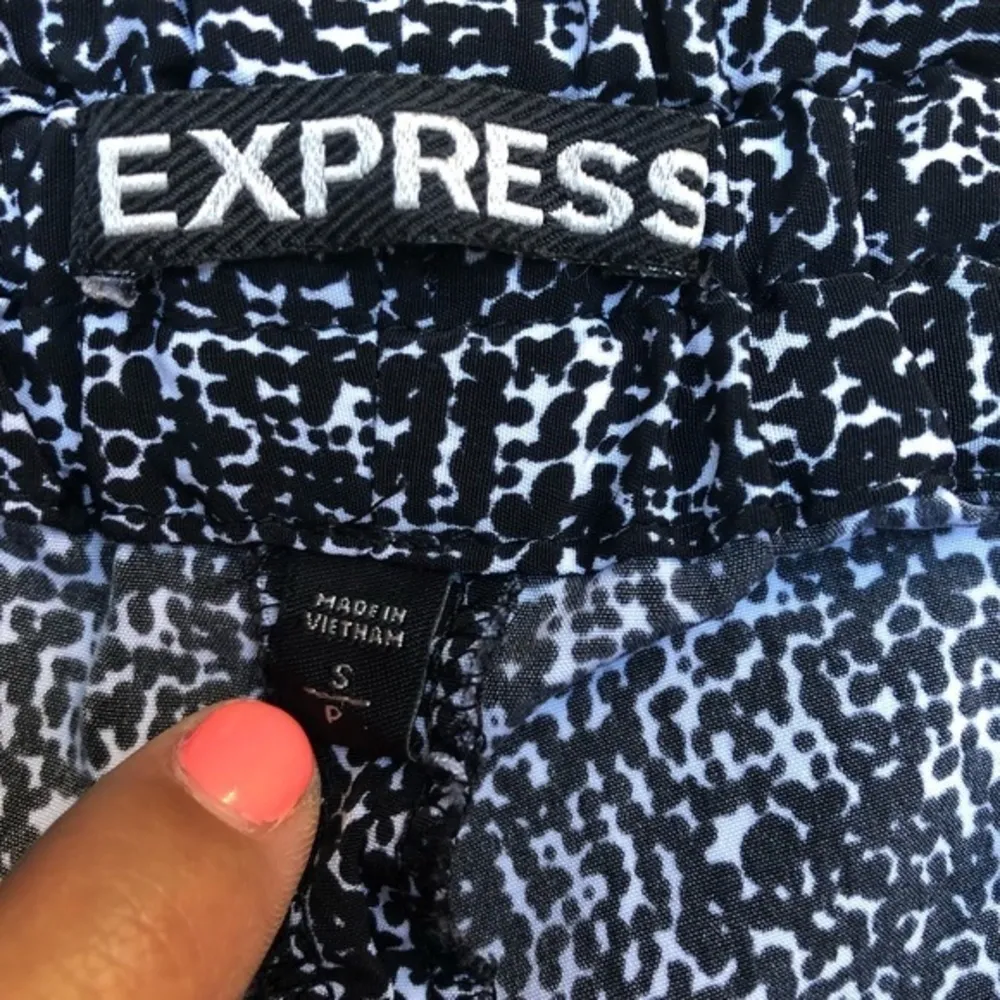 Express 100% Polyester Jogger Pants Size S - Image 4