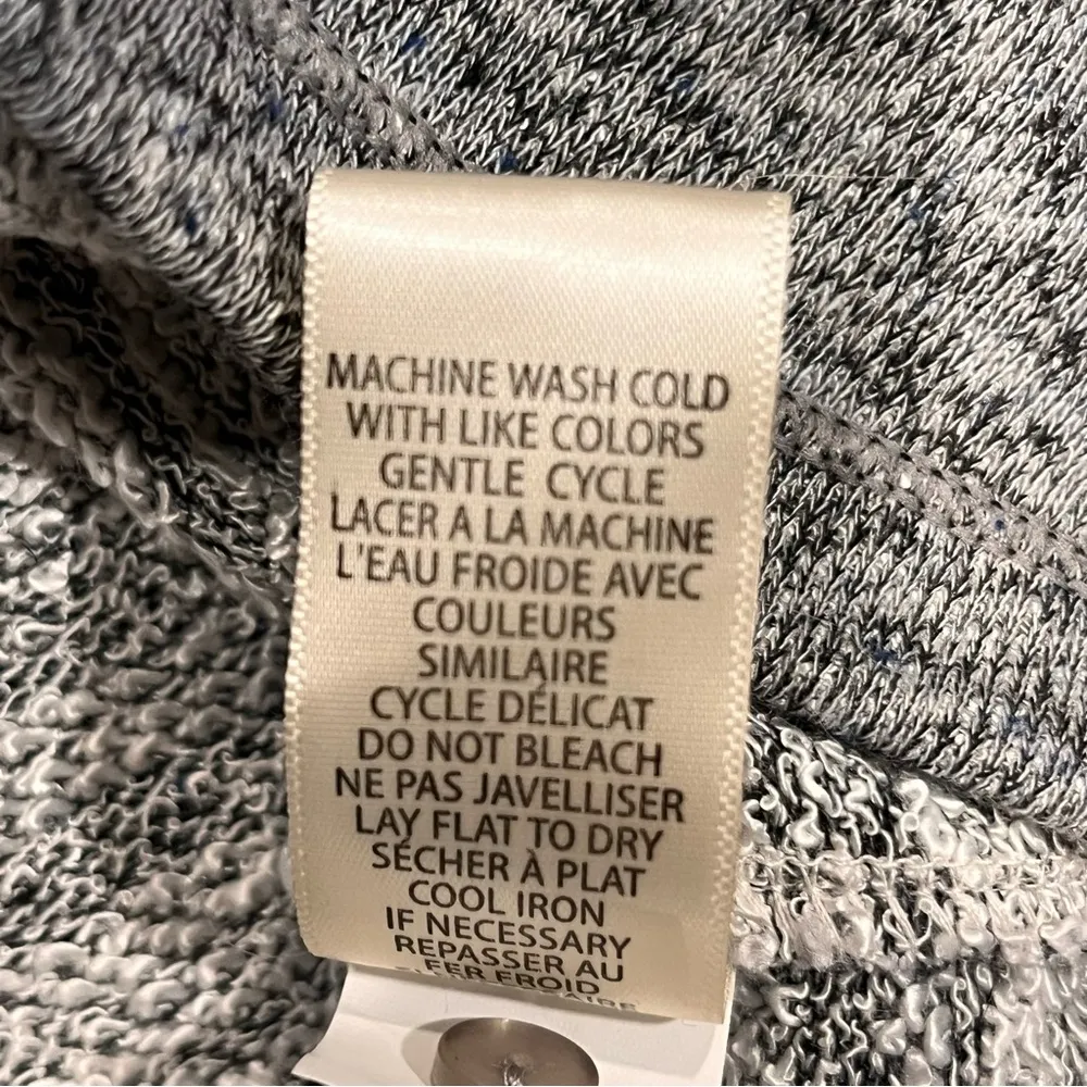 NEW Max Studio Heathered Gray French Terry Cowl Neck Sweatshirt Dress size XS - Image 8