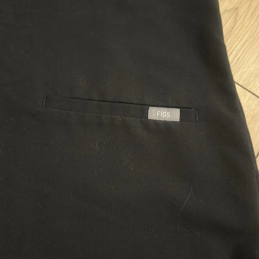 Figs Casma Scrub Top Black XS - Image 3