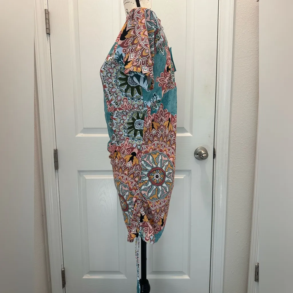 AONIHUA Floral Patterned Dress - Image 3