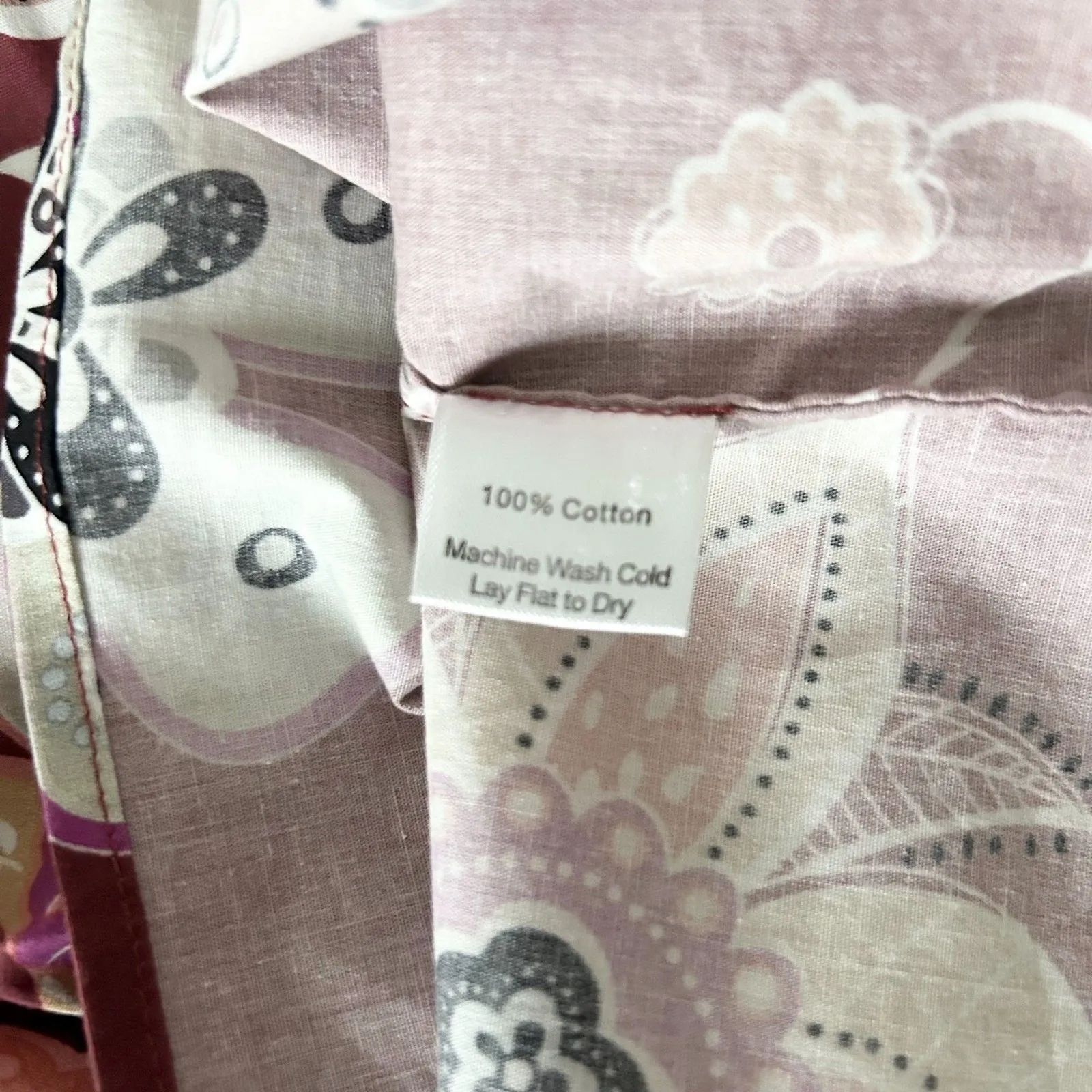 Never A Wallflower Vicki Short Flutter Sleeve Top Shirt Floral 100% Cotton Sz S Brown - Image 6