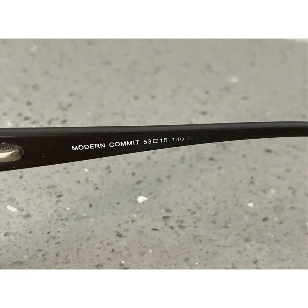 Genevieve Boutique MODERN COMMIT Burgundy Eyeglasses Frames 53 15 140 - Image 3