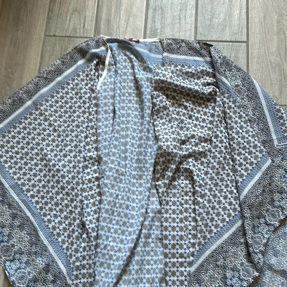 Marina abagnale kimono with sash Blue Size undefined - Image 2